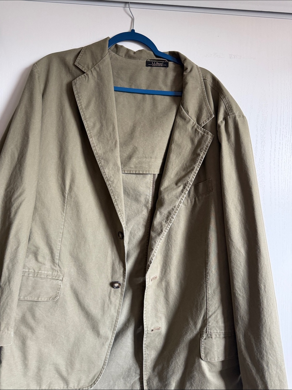 L.L. Bean Lightweight Cotton Jacket in Olive